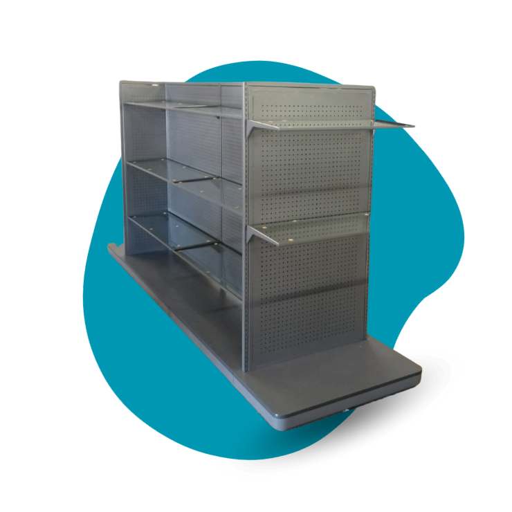 Góndola doble Gris Oxford